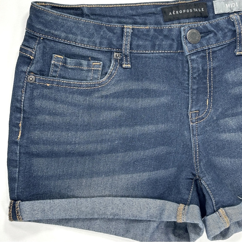 BUNDLE Aeropostale & Soho New York &Co Jean Shorts Size 8 Women's - Picture 9 of 14
